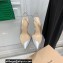 Gianvito Rossi Heel 10.5cm PLEXI PVC and Patent leather Slingback Pumps Silver 2022