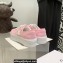 Celine Jane Low Lace-up Sneakers In Canvas And Calfskin Pink 2022