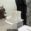 Celine Jane High Lace-up Sneakers In Canvas And Calfskin White 2022