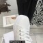 Celine Jane High Lace-up Sneakers In Canvas And Calfskin White 2022