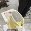 Celine Jane High Lace-up Sneakers In Canvas And Calfskin Yellow 2022