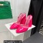 The Attico Heel 9.5cm Luz Slingbacks Patent Fuchsia 2022