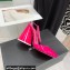 The Attico Heel 9.5cm Luz Slingbacks Patent Fuchsia 2022