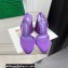 The Attico Heel 9.5cm Luz Slingbacks Satin Violet 2022