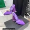 The Attico Heel 9.5cm Luz Slingbacks Satin Violet 2022