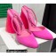 The Attico Heel 9.5cm Luz Slingbacks Satin Fuchsia 2022