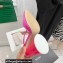 The Attico Heel 9.5cm Luz Slingbacks Satin Fuchsia 2022