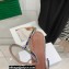 Amina Muaddi Heel 9.5cm Crystals Gilda Sandals Patent Silver 2022