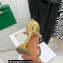 Amina Muaddi Heel 9.5cm Crystals Gilda Sandals Patent Gold 2022