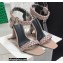 Balmain Heel 10.5cm Leather Ultima Sandals Patent Nude 2022