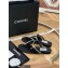 Chanel Suede Calfskin and Strass Star Mules G38758 Black 2022