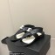 Chanel Pearl CC Logo Thong Sandals Black 2022