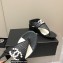 Chanel Pearl CC Logo Thong Sandals Black 2022