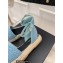 Chanel Embroidery and Grosgrain Espadrilles Sandals G38737 Black/Blue 2022