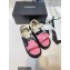 Chanel Lambskin Sandals G38880 Black/Pink/White/Beige 2022