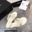 Chanel Chain Lambskin and Metal Thong Sandals G38210 White 2022