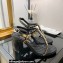 Chanel Heel 8.5cm Chain Lambskin and Jewelry Sandals Black 2022