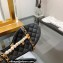 Chanel Heel 5cm Chain Lambskin and Jewelry Sandals Black 2022