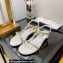 Chanel Chain Lambskin and Jewelry Flat Sandals G38916 White 2022