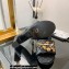 Chanel Heel 8.5cm Chain Lambskin and Jewelry Mules Black 2022