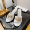 Chanel Heel 8.5cm Chain Lambskin and Jewelry Mules White 2022