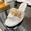 Chanel Heel 5cm Chain Lambskin and Jewelry Mules White 2022