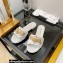 Chanel Chain Lambskin and Jewelry Flat Mules White 2022