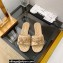 Chanel Chain Lambskin and Jewelry Flat Mules Beige 2022