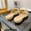 Chanel Chain Lambskin and Jewelry Flat Mules Beige 2022