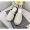Prada Linen Logo Embroidered Espadrilles Slippers White 2022
