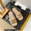 Chanel Chain Around Lambskin and Jewelry Flat Mules Beige 2022