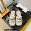 Chanel Chain Around Lambskin and Jewelry Flat Mules White 2022