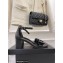 Chanel CC Logo and Bow Sandals Black 2022