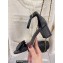 Chanel CC Logo and Bow Sandals Black 2022