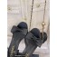 Chanel CC Logo and Bow Sandals Black 2022