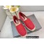 Prada Linen Logo Embroidered Espadrilles Red 2022