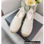 Prada Linen Logo Embroidered Espadrilles White 2022