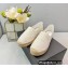 Prada Linen Logo Embroidered Espadrilles White 2022