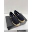Prada Linen Logo Embroidered Espadrilles Black 2022