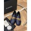 Chanel Chain Lambskin and Jewelry Loafers G38922 Navy Blue 2022