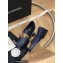 Chanel Chain Lambskin and Jewelry Loafers G38922 Navy Blue 2022