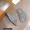 Louis Vuitton Pool Pillow Comfort Mules Monogram-embossed Technical Textile Gray 2022