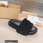 Louis Vuitton Pool Pillow Comfort Mules Monogram-embossed Technical Textile Black 2022