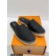 Louis Vuitton Perforated Calf Leather Starboard Flat Espadrilles Slippers Black 2022