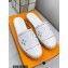 Louis Vuitton Perforated Calf Leather Starboard Flat Espadrilles Slippers White 2022