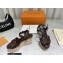 Louis Vuitton Monogram Canvas Starboard Wedge Espadrilles Sandals Brown 2022