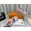 Louis Vuitton Perforated Calf Leather Starboard Wedge Espadrilles Sandals Pink 2022