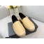 Saint Laurent Monogram Embroidered Espadrilles in Lambskin Beige 2022