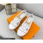 Louis Vuitton Perforated Calf Leather Starboard Flat Espadrilles White 2022
