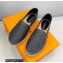 Louis Vuitton Perforated Calf Leather Starboard Flat Espadrilles Black 2022